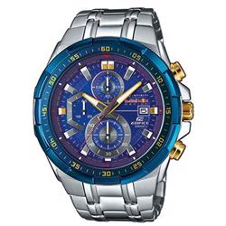 Image of Edifice satin rustfri stål quartz multifunktion (5345) herre ur fra Casio, EFR-539RB-2AER